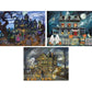 Bits and Pieces - Value Set of Three - 300 Piece Jigsaw Puzzles for Adults - Large Piece 300 pc Halloween Jigsaws by Artist Ruane Manning - 18” x 24”