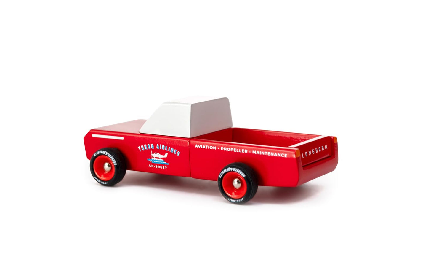 Candylab Toys - Americana Collection - Longhorn Red - Premium Handcrafted Wooden Car Toy