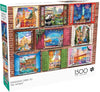 Buffalo Games - Dominic Davison - Windows Open to The World - 1500 Piece Jigsaw Puzzle for Adults -Challenging Puzzle Perfect for Game Nights