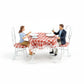 Doll House Miniature Soda Fountain Table and Chairs