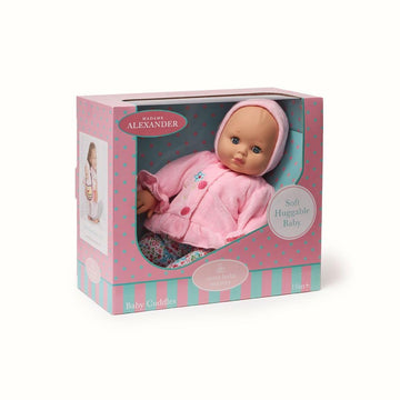 Madame Alexander 14-inch Baby Cuddles Baby Doll, Pink Hoodie