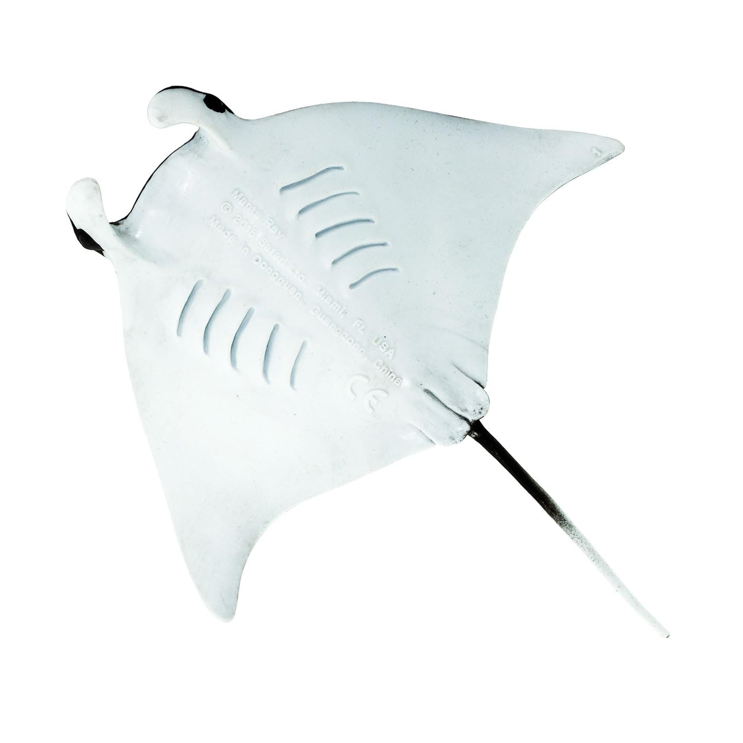 Safari Ltd. Manta Ray Figurine - Hand-Painted, Realistic 5.75" Sea Life Model Figure- Educational Toy for Boys, Girls & Kids Ages 3+
