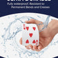 Blank Face Weighted Heavy Deck of Cards to Write on | Ideal for Outdoors | Wind-Resistant Waterproof Playing Cards | Blank Playing Cards | 54 Cards