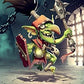 IELLO: Welcome to The Dungeon, Push-Your-Luck Elements, Disappearing Equipment, Strategy Board Game, 30 Minute Game Play, 2 to 4 Players, Ages 10