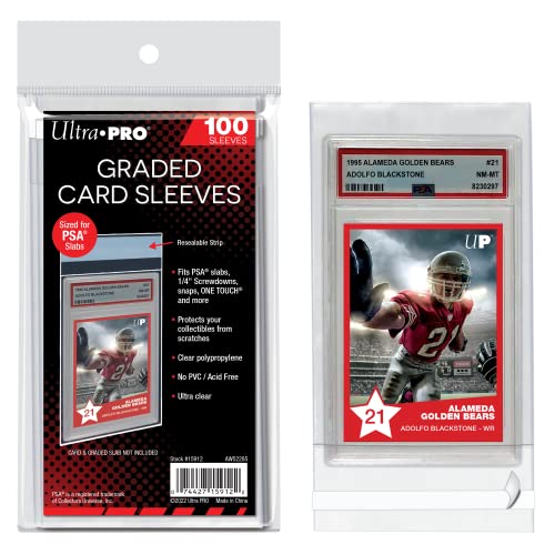 Ultra Pro Card Supplies PSA Graded Standard Card Sleeves [100 Count]