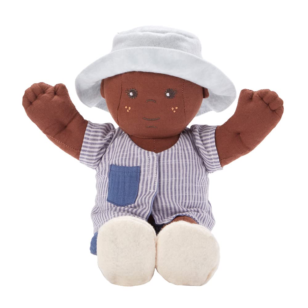 Madame Alexander 12" Baby Alex Cloth Doll, Dark Skin Tone