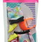 Mattel - Barbie Complete Looks Fashion, Tie-die Top and Skirt with Yellow Shoes