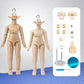 XiDonDon New 4.2 inch/4.6 inch Doll Body 1/12 YMY PVC Body for GSC,STO,1/12 BJD Doll Head Movable Spherical Joint Dolls Action Figure Toys (11.8cm