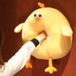 Maomoto Funny Fat Chicken Plush Pillow, Super Soft Mother Hen Doll, Cute Chicken Neck Pillow, Yellow Plush Stuffed Animal for Boys & Girls Festival