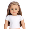 White T-Shirts - Pack of 3 - Clothes Fits 18 Inch Doll (Doll Not Included)