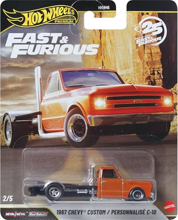 Hot Wheels Cars, Premium Fast & Furious 1:64 Scale Die-Cast Car for Collectors Inspired by Fast & Furious Movie Franchise