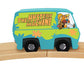 MasterPieces Scooby Doo Mystery Machine Wooden Train Engine - Magnetic, Officially Licensed - Toddler