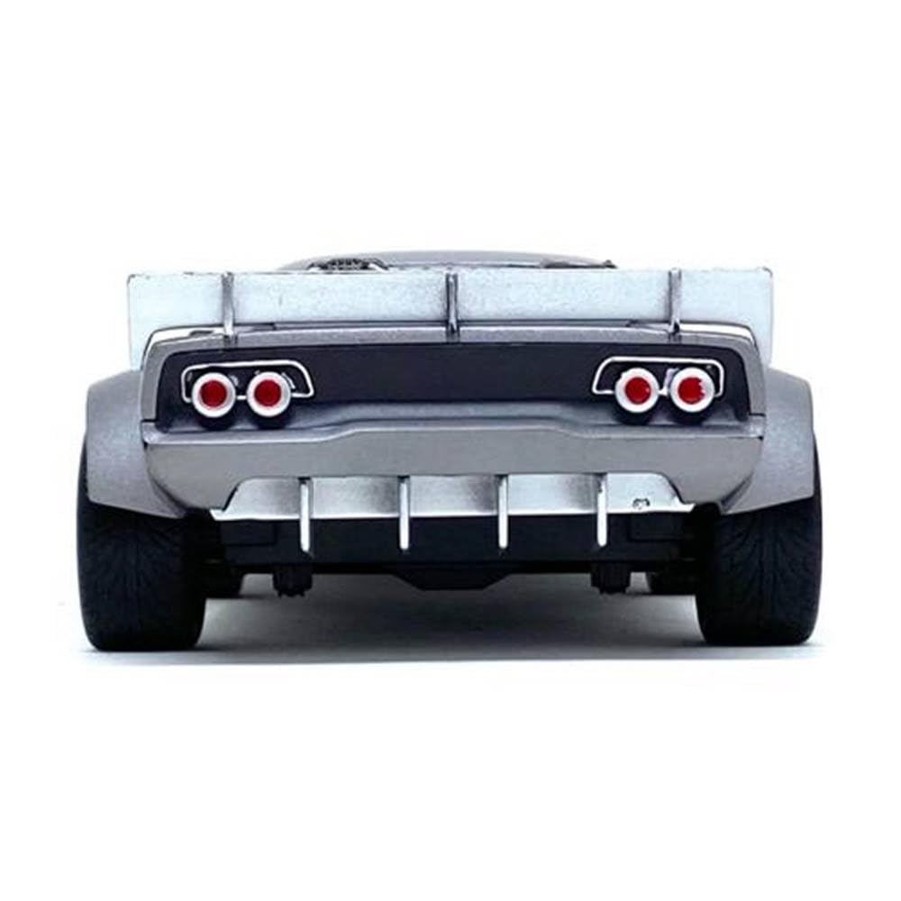 Jada Toys Fast & Furious 1:24 Dom's Ice Charger Die-cast Car, Toys for Kids and Adults, Silver (98291)