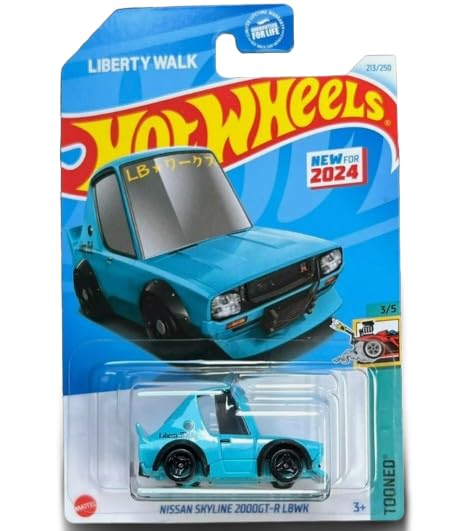 Hot Wheels Nissan Skyline 2000GT-R LBWK (Tooned) 3/5