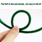 150 Pieces Christmas Pipe Cleaners Chenille Stem,50 White Craft Pipe Cleaners,50 Green Chenille Stems Pipe Cleaners, and 50 Red Pipe Cleaners for Arts