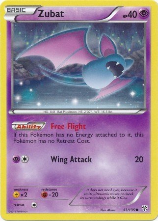 Pokemon - Zubat (53) - Black and White Plasma Storm