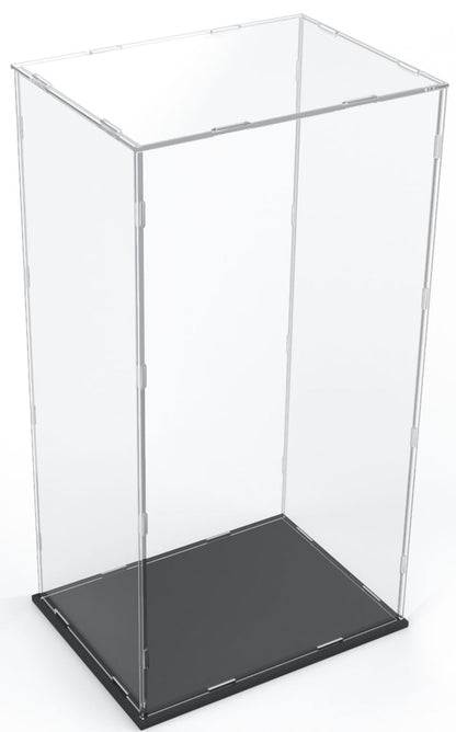 DuvinDD Acrylic Display Case for Large Collectibles, 29 inch Tall Clear Display Box for Lego NASA Artemis 10341 42221, for Bearbrick 1000% Doll