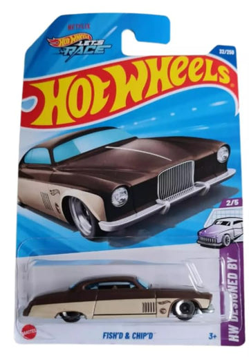 Hot Wheels Fish'd & Chip'd, Treasure Hunt HW Designed, 1:64 Scale Diecast Car, 2/5