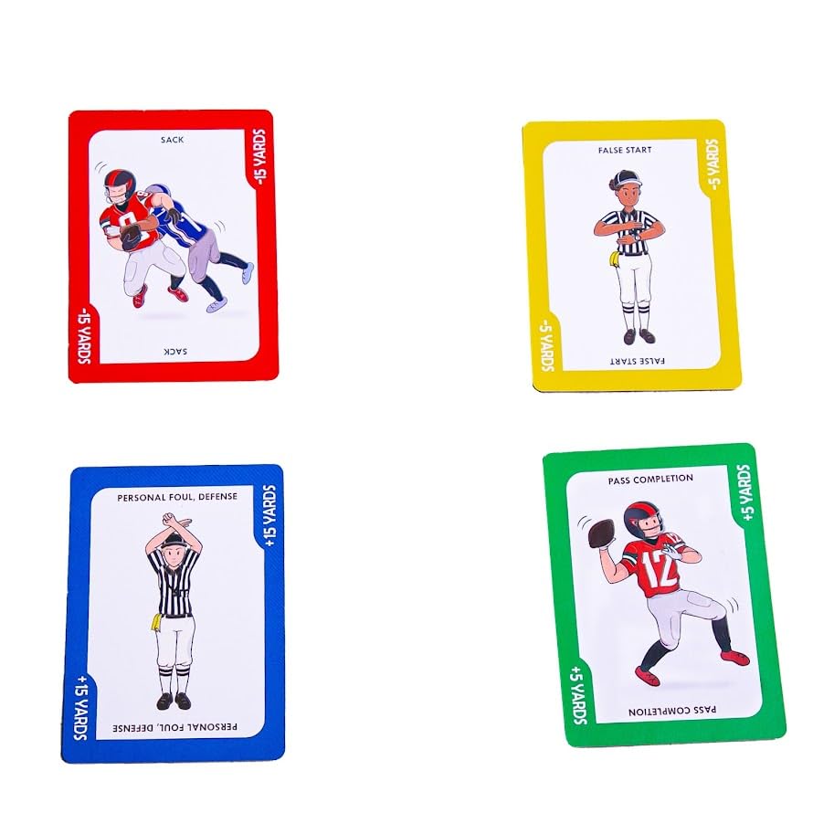 100 Yards Football Board Game | 2 to 6 Players | School, Birthday for Kids | Classroom and Family Games | Ages 6+ | 2nd Edition (Modern)