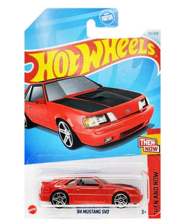 Hot Wheels '84 Mustang SVO (Red) Then and Now 2/10