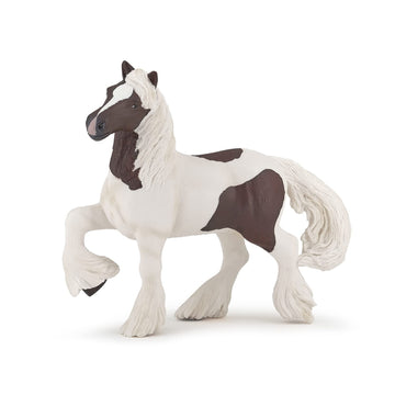 Papo - Realistic Bay Irish Cob Figure - Ages 3+ - Horses Collection - Creative Play Equestrian World - Gift Idea Toy for Girls and Boys