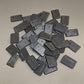 NC EBCO 50 Pieces Plastic Action Figure Stand Base for 3.75 inch GI Joe Figure Toy Exclusive Upgrade Black Display Stand Tool