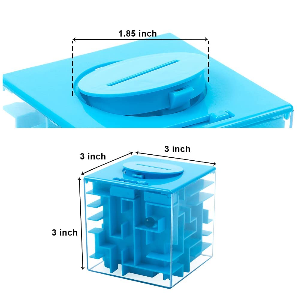 2 Pack Money Maze Puzzle Box for Kids and Adults