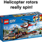 EGO City Heavy Cargo Transport 60183 Toy Truck Building Kit with Trailer, Toy Helicopter and Construction Minifigures for Creative Play (310 Pieces)