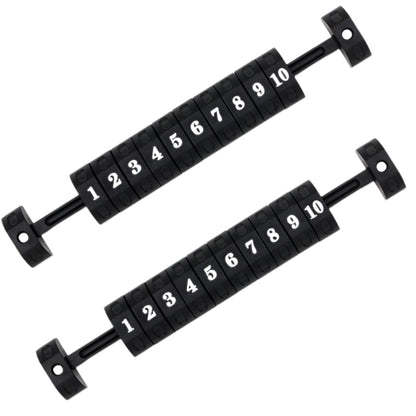 Quweiz 2 Pcs Table Football Counter, Score Goal Counter, 10 Numbers Scoring Score Counter Indicator for Air Hockey, Shuffleboard