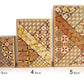 Bene Gifts Japanese Yosegi Puzzle Box 5 Sun 21 Moves
