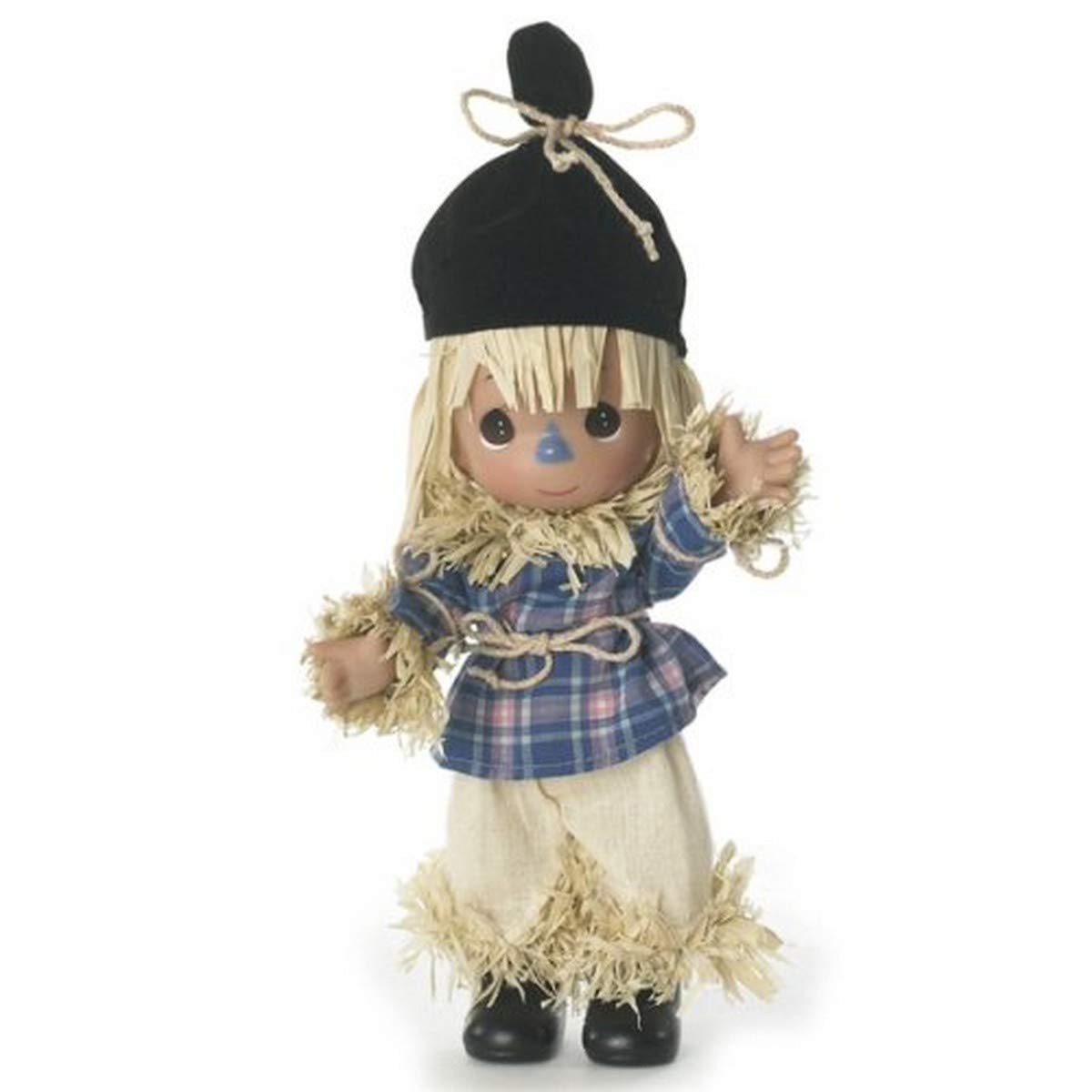 Precious Moments Dolls by The Doll Maker, Linda Rick, Scarecrow, Clever as Can Be, Wizard of Oz, 7 inch Doll