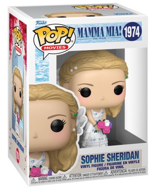 Funko Pop! Movies Mamma Mia! Vinyl Figures, Sophie Sheridan #1974 and Donna Sheridan #1975, Set of 2