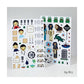Rite Lite Passover Sticker Scenes - with Reusable Stickers