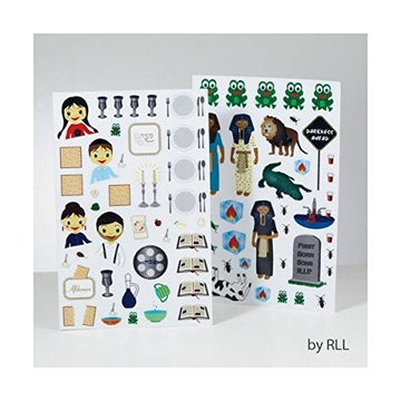 Rite Lite Passover Sticker Scenes - with Reusable Stickers