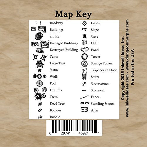 Inkwell Ideas DungeonMorph Cards: Cities, Ruins, Villages
