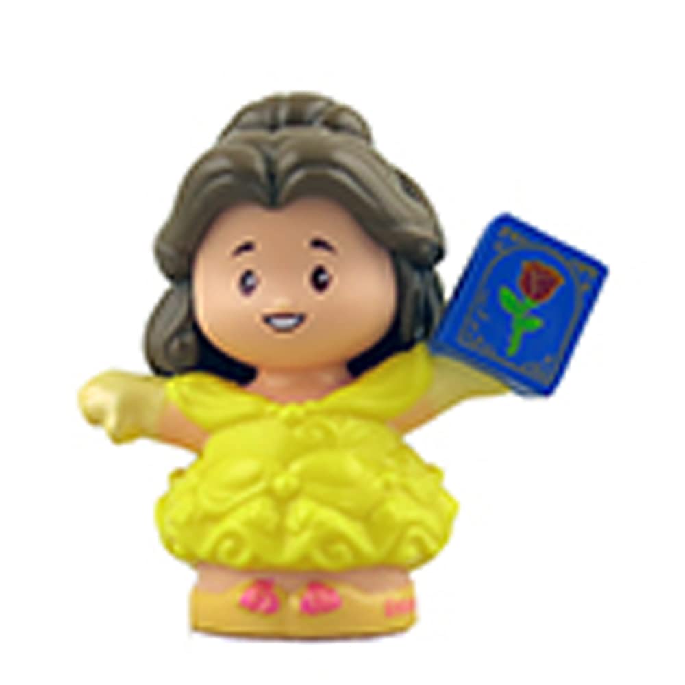 Replacement Part for Fisher-Price Little People Princess Figure Pack - GKG98 ~ Replacement Princess Belle Figure ~ Holding a Rose Book ~ Works
