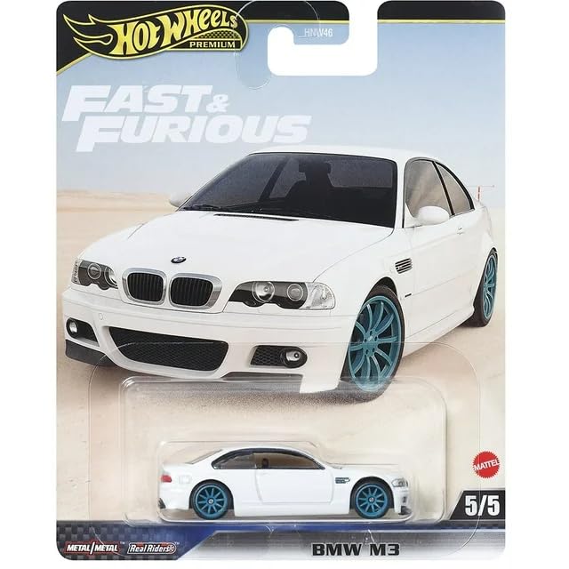 Hot Wheels 2024 Fast & Furious Premium Die?Cast 5?Pack (Mix 2, HNW46?956F) | Nissan Silvia S15, Toyota Soarer, Ford Gran Torino, Mustang Boss 302