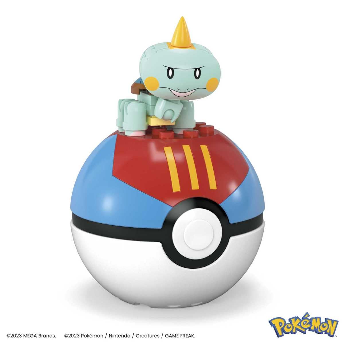 MEGA Pokémon Chewtle Collectible Pokeball Building Toy for Kids Ages 6 and Up