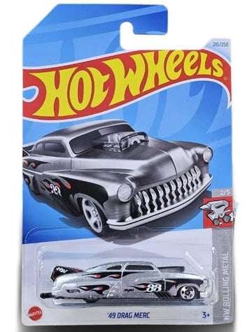 Hot Wheels 49 Drag MERC 1/5 Scale, Silver
