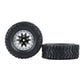 4PCS Metal Beadlock Wheel Hub Wheel Rim ? Rubber Tire for WPL C14 C24 C34 C44 B14 B24 B16 B36 MN MN78 D90 MN90 MN91 MN96 MN98 MN99 MN99S RC Car