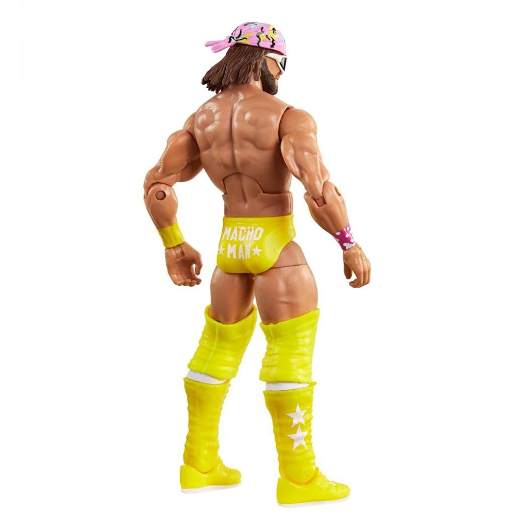 WWE Randy Macho Man Savage Legends Series 11 Elite Collection Wrestling Action Figure (Cream of The Crop Yellow)
