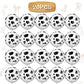 Charniol 20 Pieces Cow Balloons Latex Balloons Funny Print Cow Balloons for Children's Birthday Farm Party Decoration Supplies