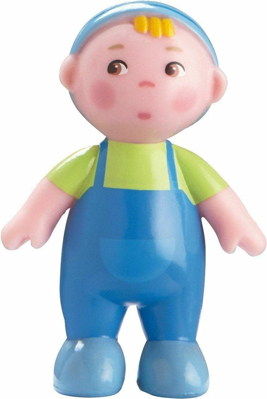 HABA Little Friends Babies Marie & Max - 2.5" Twin Baby Dollhouse Toy Figures (2 Piece Set)