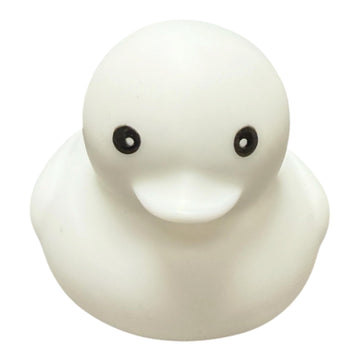 Okie Soft Play White Ducks - Decorative Rubber Figurines for Ducking, Car Décor & Duck Ducking Trend (Halloween Edition, Set of 15) (White)