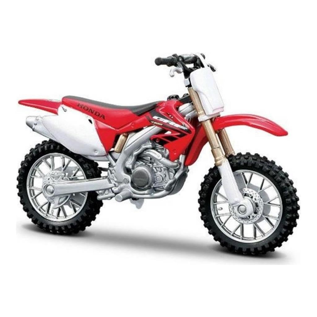 New-Ray Toys 1:6 Scale Dirt Bike Die-Cast Replica Honda CRF450R 2017 49583, Red