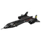 BrickCraftWorks SR71 Blackbird Tactical Aircraft Model Building Blocks Set, Military Helicopter Model to Build and Display, Creative Interactive