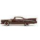 Jada Toys Count Chocula 1:24 1959 Cadillac Coupe DeVille Die-Cast Vehicle with Count Chocula Figure, Toys for Kids and Adults