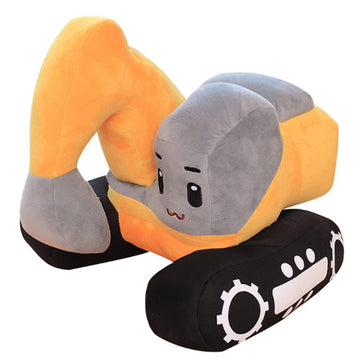 Excavator Plush Toy,10" Soft Excavator Stuffed Construction Toy