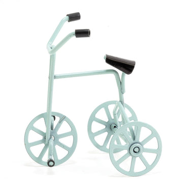 International Miniatures by Classics Dollhouse Miniature Turquoise Tricycle Three Wheeler Trike