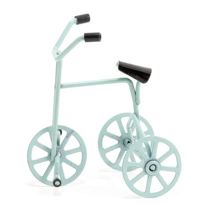 International Miniatures by Classics Dollhouse Miniature Turquoise Tricycle Three Wheeler Trike